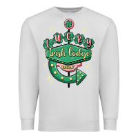 Dove Grey irish lodge vacant Premium Sweatshirt - MaliasSmallBusiness