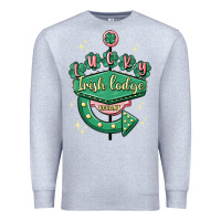 Heather Grey irish lodge vacant Premium Sweatshirt - MaliasSmallBusiness