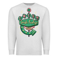 Oatmeal Heather irish lodge vacant Premium Sweatshirt - MaliasSmallBusiness