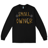 Black small business owner Long Sleeve Tee - CowhideDigitalArt