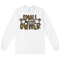 White small business owner Long Sleeve Tee - CowhideDigitalArt