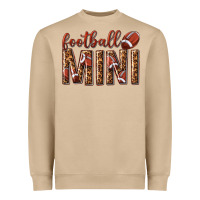 Football Mini With Leopard Heavyweight Sweatshirt | Teevron