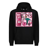 Black nurse Premium Hoodie - MaliasSmallBusiness