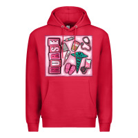 Cardinal nurse Premium Hoodie - MaliasSmallBusiness