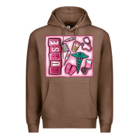 Chestnut nurse Premium Hoodie - MaliasSmallBusiness