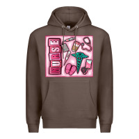 Coffee nurse Premium Hoodie - MaliasSmallBusiness
