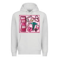 Dove Grey nurse Premium Hoodie - MaliasSmallBusiness