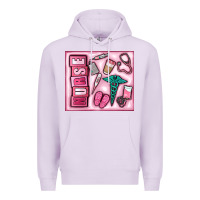 Lilac nurse Premium Hoodie - MaliasSmallBusiness