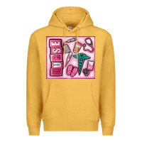 Mustard nurse Premium Hoodie - MaliasSmallBusiness