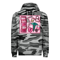 Slate Camo nurse Premium Hoodie - MaliasSmallBusiness