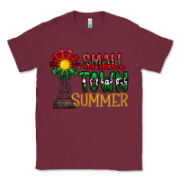 Burgundy small town summer Classic Tee - CowhideDigitalArt