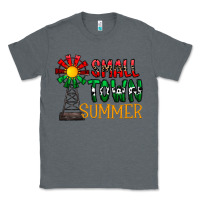 Charcoal Heather small town summer Classic Tee - CowhideDigitalArt