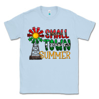 Dusty Blue small town summer Classic Tee - CowhideDigitalArt