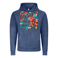 Vintage Denim grow your own way Vintage Hoodie - texasbilliewilder