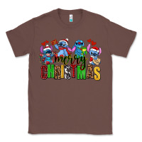 Chestnut merry christmas stitch Classic Tee - AdoDesignShop