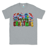 Heather Grey merry christmas stitch Classic Tee - AdoDesignShop