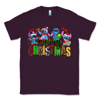 Plum merry christmas stitch Classic Tee - AdoDesignShop