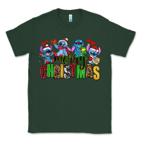 Sports Green merry christmas stitch Classic Tee - AdoDesignShop
