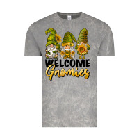 Cloud Rock welcome gnomies sunflowers Vintage Tee - BarkalooDesign