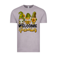 Vintage Zinc welcome gnomies sunflowers Vintage Tee - BarkalooDesign