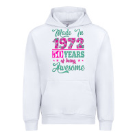 White made in 1972, 50 years of being awesome Urban Hoodie - Jasminsmagicworld