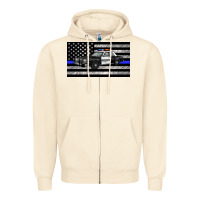 Sandshell thin blue line police car sippy cup Zipper Hoodie - Artiststas