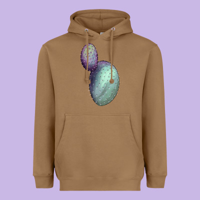 Opunthia Santa Rita Cactus Heavyweight Hoodie Designed By Lillyallendesigns