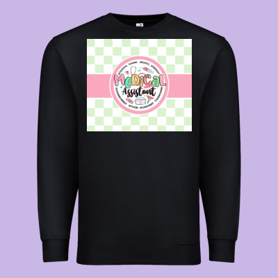 Medical Assistant Nurse Premium Sweatshirt Designed By Maliassmallbusiness