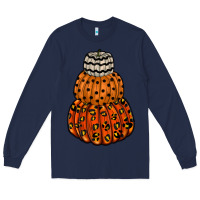Navy pumpkin halloween Long Sleeve Tee - RacoonDesign