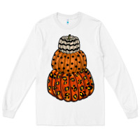 White pumpkin halloween Long Sleeve Tee - RacoonDesign