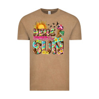 Vintage Coffee here comes the sun Vintage Tee - texasbilliewilder