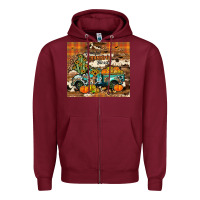 Burgundy grateful thankful blessed Zipper Hoodie - JahusDesignShop