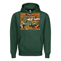 Sports Green grateful thankful blessed Zipper Hoodie - JahusDesignShop