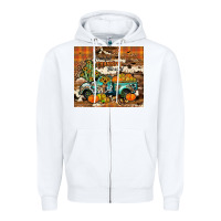 White grateful thankful blessed Zipper Hoodie - JahusDesignShop