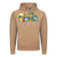 Vintage Coffee hanukkah coffee cups Vintage Hoodie - texasbilliewilder