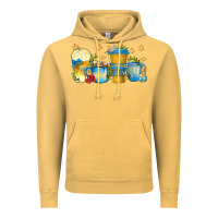 Vintage Mustard hanukkah coffee cups Vintage Hoodie - texasbilliewilder
