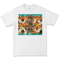 White texas sunflower cactus cowhide Premium Tee - Artiststas