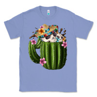 Colony Blue day of the dead mexican cactus Classic Tee - FaDigitalArtStudio