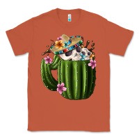 Copper day of the dead mexican cactus Classic Tee - FaDigitalArtStudio