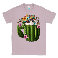 Lilac day of the dead mexican cactus Classic Tee - FaDigitalArtStudio