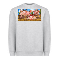 Heather Grey Pig Farm Heavyweight Sweatshirt - RanaPortraitStore