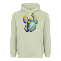 Matcha Opunthia Santa Rita Cacti Heavyweight Hoodie - LillyAllenDesigns