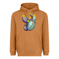 Meerkat Opunthia Santa Rita Cacti Heavyweight Hoodie - LillyAllenDesigns
