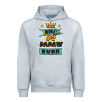 Heather Grey world's best papaw ever Urban Hoodie - Jasminsmagicworld