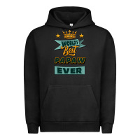 Pigment Black world's best papaw ever Urban Hoodie - Jasminsmagicworld