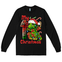 Black my first christmas dragon Long Sleeve Tee - FaDigitalArtStudio