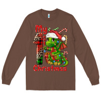 Chestnut my first christmas dragon Long Sleeve Tee - FaDigitalArtStudio