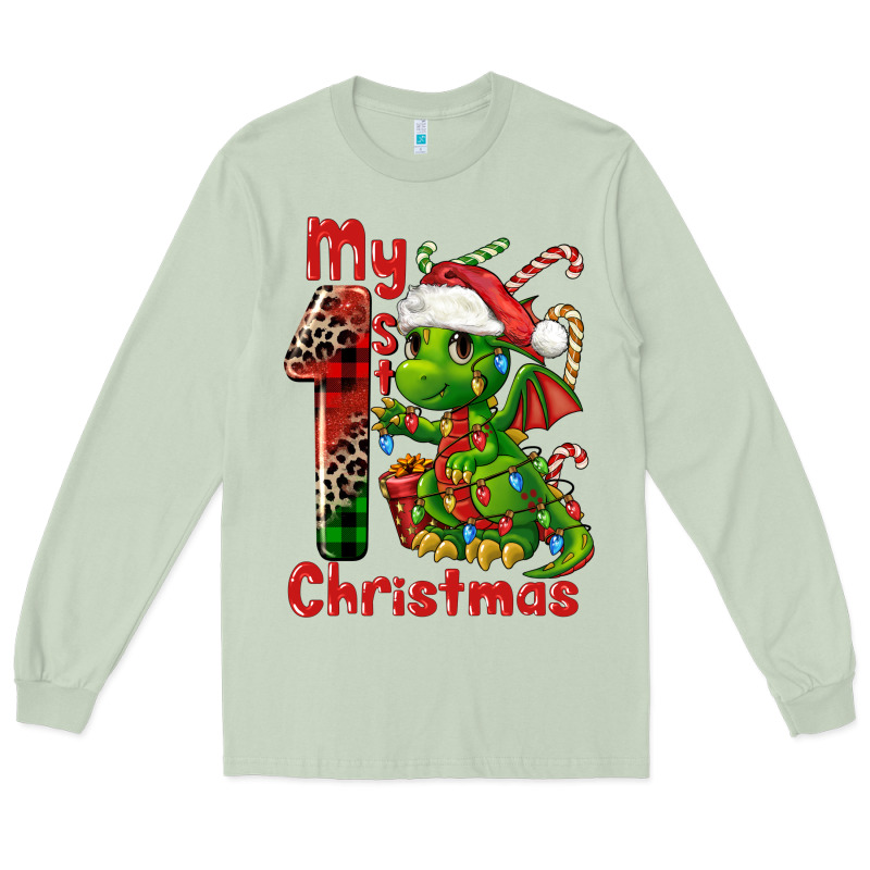 My First Christmas Dragon Long Sleeve Tee by FaDigitalArtStudio | Teevron