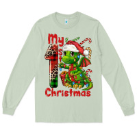 Matcha my first christmas dragon Long Sleeve Tee - FaDigitalArtStudio