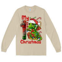 Mushroom my first christmas dragon Long Sleeve Tee - FaDigitalArtStudio